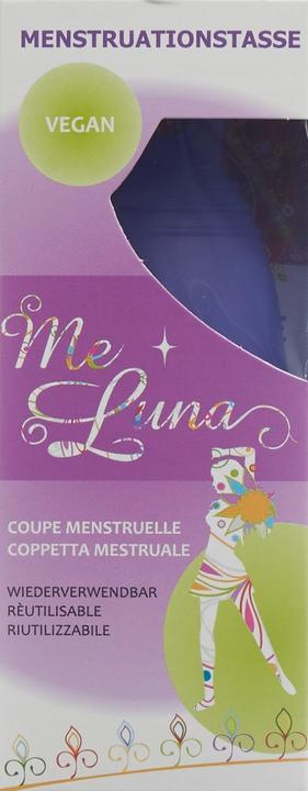 Produktbild Me Luna Menstruationstasse Sport Ring Blau-Violett (L)