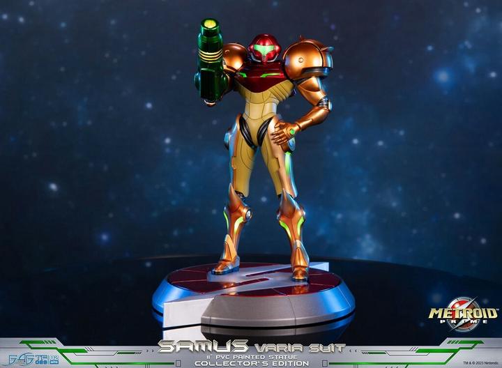 Actual product image First 4 Figures Metroid Prime PVC Statue Samus Varia Suit Collector's Edition 27 cm
