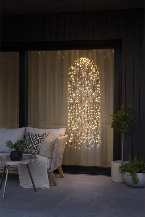Produktbild Konstsmide LED-Lichtervorhang Qualle, 900 LED, 1.45 m, Outdoor (1.45 m)