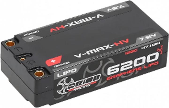 Produktbild Team Orion V-Max-HV Graphene Tech Shorty 6200 7.6V 2S 128C (7.60 V, 6200 mAh)