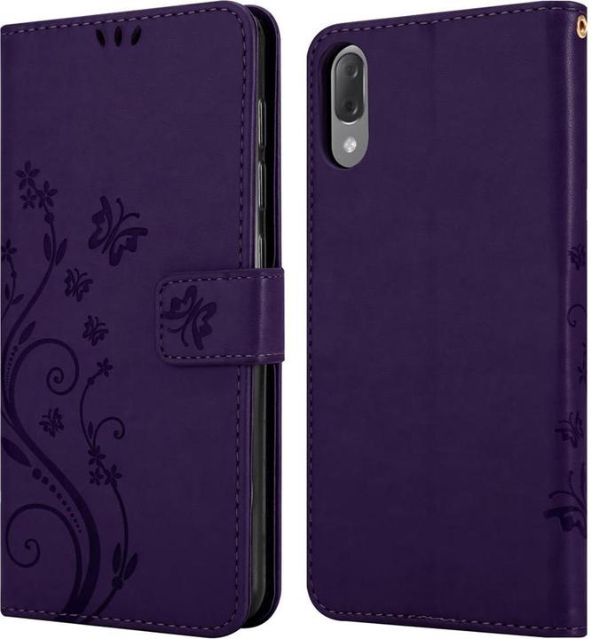Actual product image Cadorabo Flower Book Cover (Sony Xperia L3)