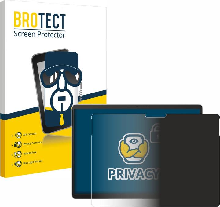 Actual product image BROTECT Anti-spy privacy film Blue light protection film (1 Piece, Microsoft Surface Pro 9)