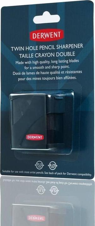 Immagine prodotto Derwent Temperino a doppio foro con contenitore, nero