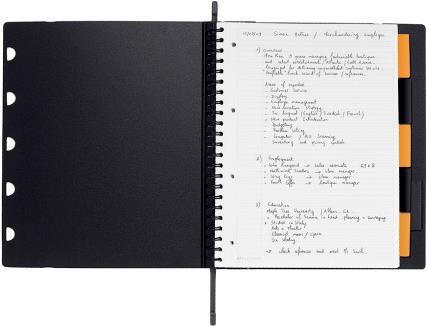 Actual product image Rhodia Exabook (A5+, Lined, Soft cover)