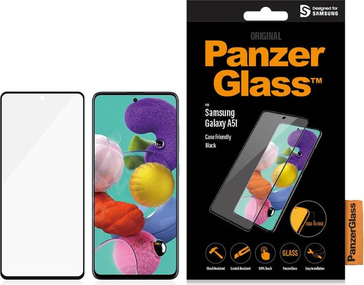 PanzerGlass Edge to Edge (1 Stück, Samsung Galaxy A51)