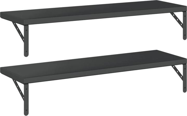 Actual product image VidaXL Wall shelves 2 pcs. 100 x 30 cm Noble