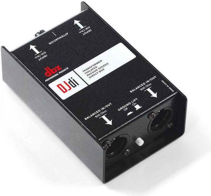 Actual product image Dbx DJDI, Passive DI Box