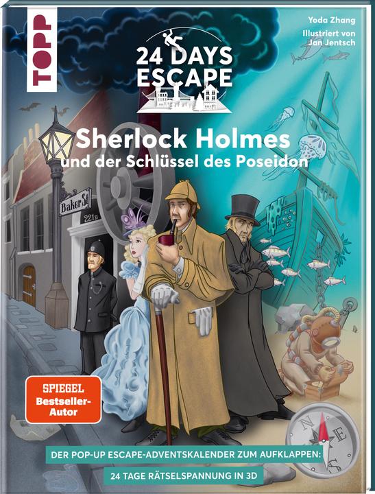 24 Days Escape 3D Pop-Up – Sherlock Holmes und der Schlüssel des Poseidon