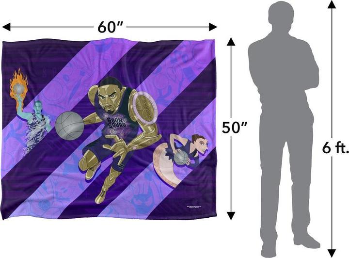 Produktbild Space Jam Decke Goon Squad Aktion Pose (152 x 127 cm)