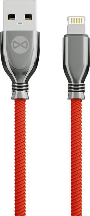 Produktbild Forever Tornado Kabel USB - Lightning 1,0 m 3A rot (USB 3.0)
