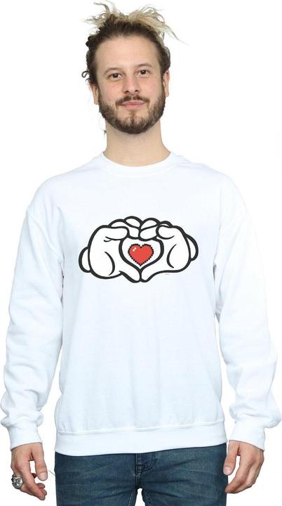 Immagine prodotto Disney Mickey Mouse Heart Hands Felpa Uomo (4XL)