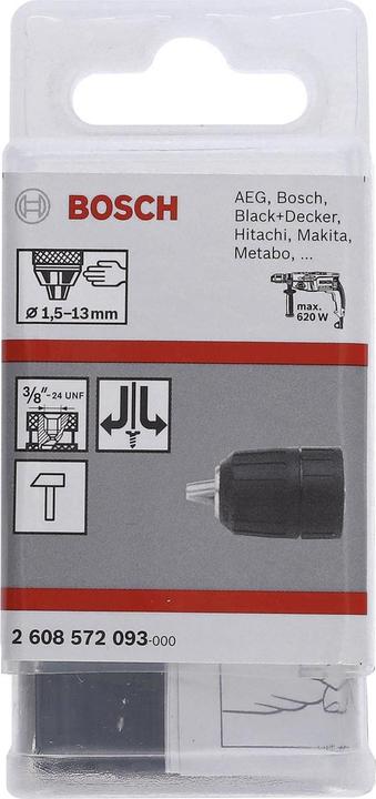 Produktbild Bosch Professional Zubehör Schnellspannbohrfutter bis 13 mm, 3/8-Zoll