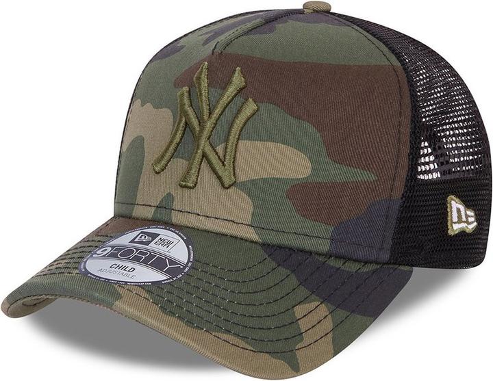 New Era 9Forty Kinder Trucker Cap - NY Yankees wood Child (53)
