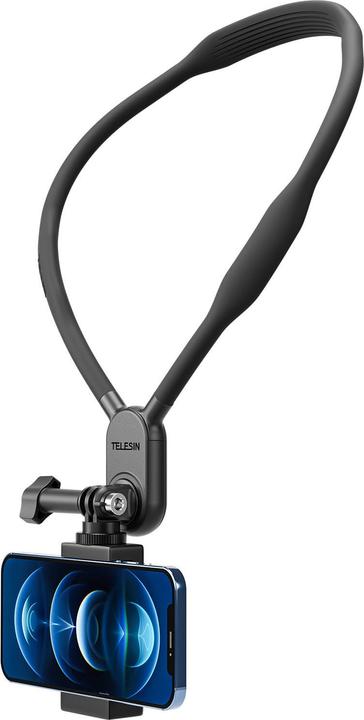 Produktbild Telesin black neck holder mount for action camera/smartphones (Insta360, GoPro, Smartphone)