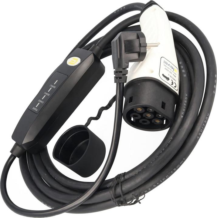 Actual product image AccuCell Charging cable (Type F, 3 kW, 13 A, 6 m)