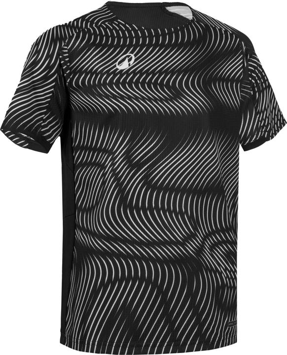 Kipsta Kids' Football Shirt Club Wavy - Black/White (12, 13, 14)