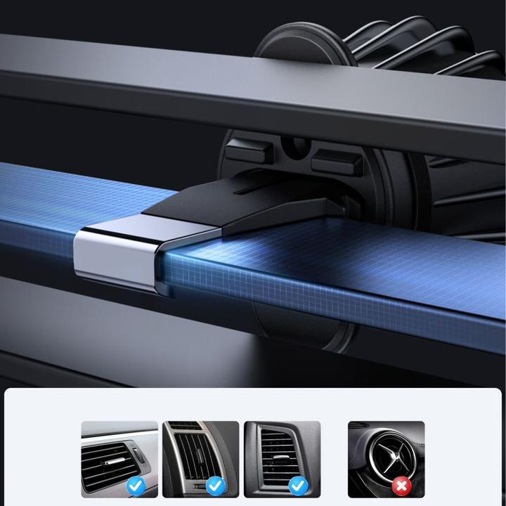 Actual product image Joyroom Magnetic Wireless Car Charger Holder