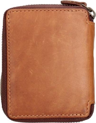 Produktbild Hill Burry Herren Geldbörse Aus Echtleder - Modell Bastian Nova - Mit Reissverschluss - 11.0 X 7.5 X 3.0 Cm