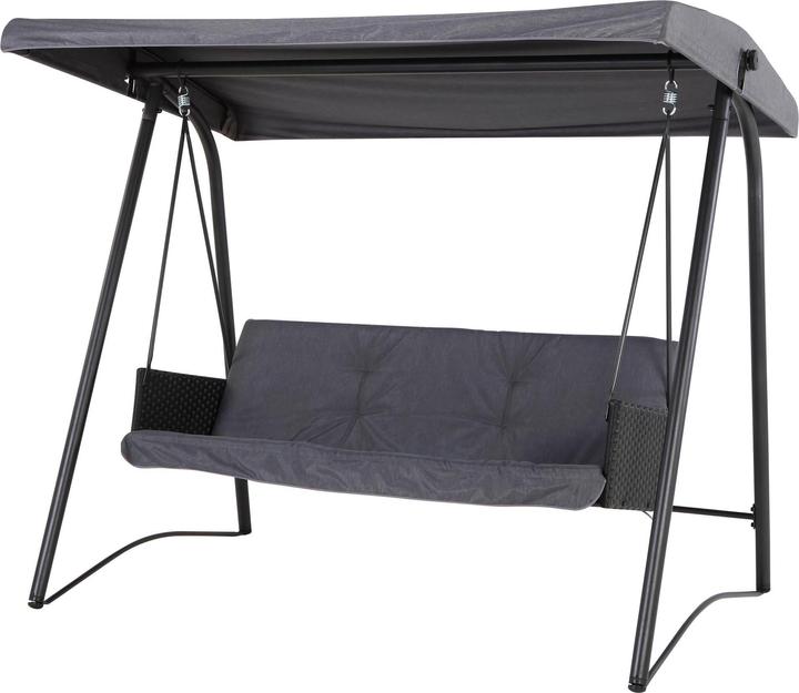 Produktbild Schou Hollywoodschaukel Sanne, Grau/Schwarz