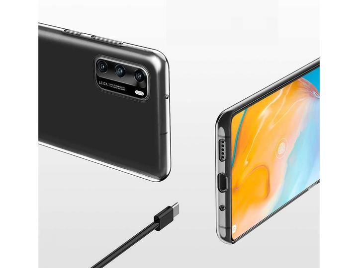 Actual product image Screenguard Huawei P40 Pro Flexible TPU Clear Case (Huawei P40 Pro)