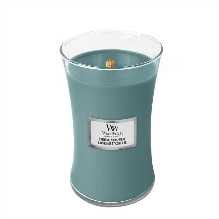 Actual product image WoodWick Evergreen Cashmere Large Jar Scented Candle (609.50 g)