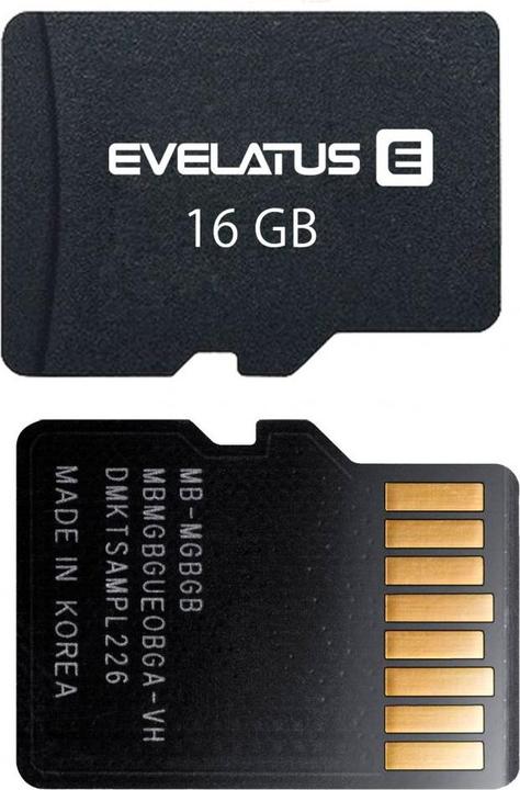 Image du produit Evelatus Micro Card SD 16GB 3.0 EMC01 W:20mb/s  R:60mb/s (16 Go, SD, U1)