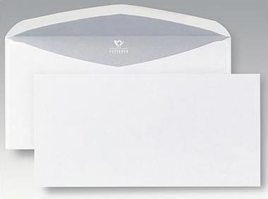 Actual product image Posthorn Envelope 3000 DIN long 220x110 mm (WxH) without window 75g/m² with gummed flap Paper white (220 x 110 mm, 1000 x)