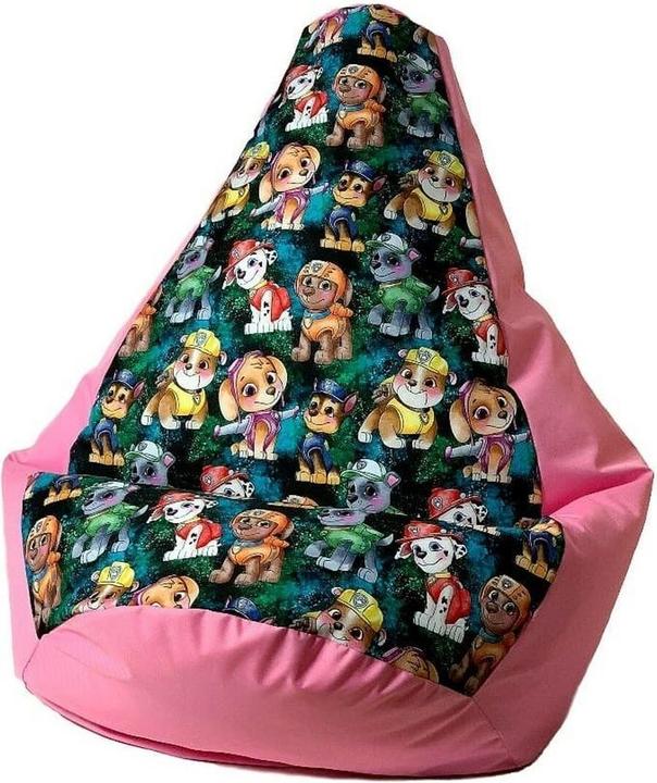 Go Gift Sako Tasche pouffe Birne drucken rosa-PAW Patrol L 105 x 80 cm