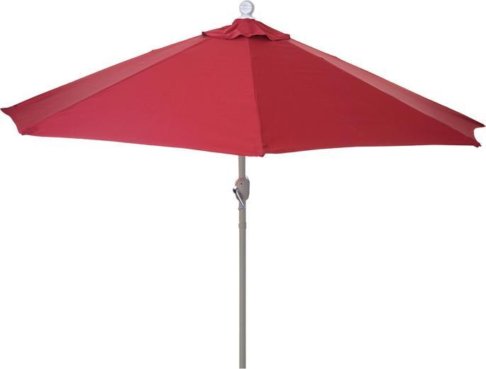 Image du produit Swisshandel24 Parasol semi-circulaire, demi-parasol balcon, UV 50+ polyester/alu 3kg 270cm (2.70 m)