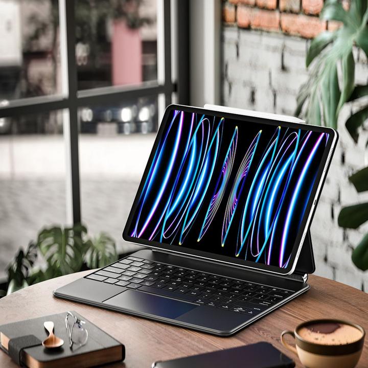 Produktbild Dux Ducis MK Series Keyboard Case (US, iPad Pro 12.9 2022 (6. Gen), iPad Pro 12.9 2021 (5. Gen), iPad Pro 12.9 2020 (4. Gen))