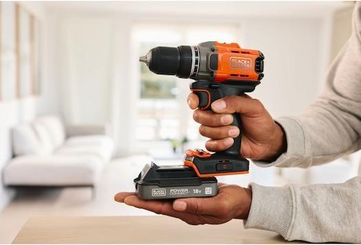 Produktbild Black & Decker Black&Decker Akku-Bohrschrauber 18V, ohne Akku BCD382XN (Akkubetrieb)