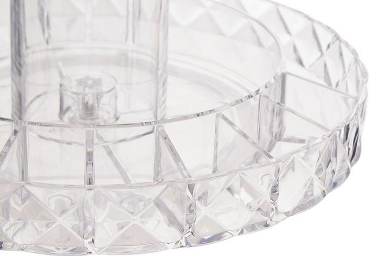 Actual product image Fifty five south Cosmetics organiser Round Ø 26 cm/H 10 cm - Transparent