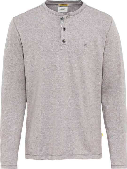 Produktbild Camel Active Langarm Henleyshirt aus nachhaltigen Baumwollmix (4XL)