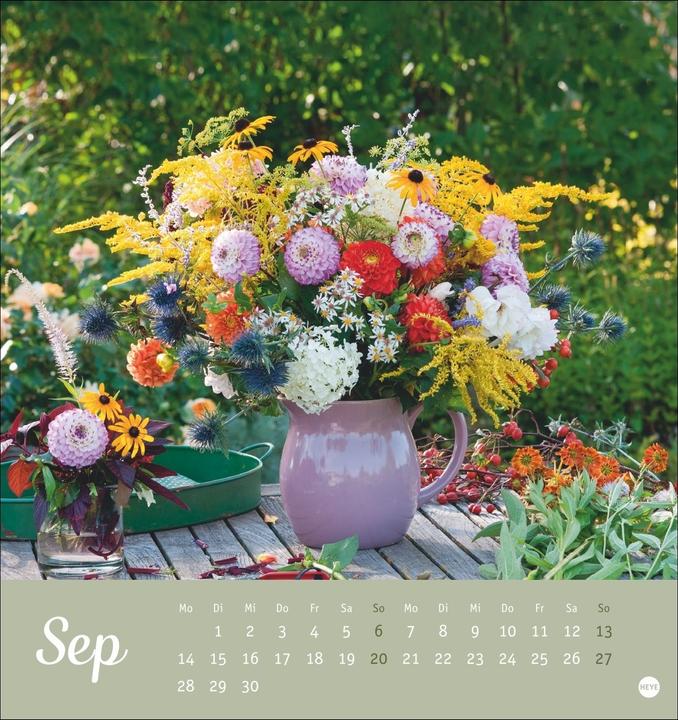 Produktbild Herzliche Blumengrüsse Postkartenkalender 2026 (Harter Einband, Deutsch)