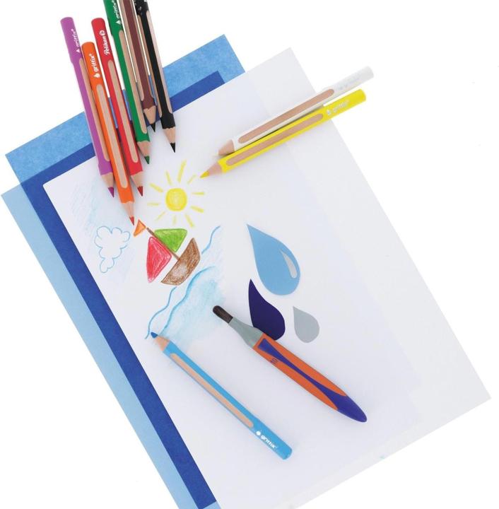 Produktbild Pelikan Buntstift Griffix 9 Farben (Gemischt, Assorted colours, 9 x)