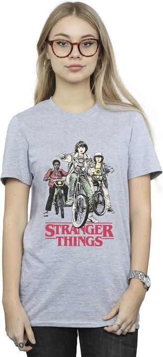 Immagine prodotto Netflix Stranger Things Retro Bikers Maglietta Ampia Donna (M)