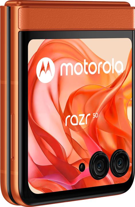 Produktbild Motorola Razr 50 (256 GB, Spritzige Orange, 3.60", SIM + eSIM, 50 Mpx, 5G)