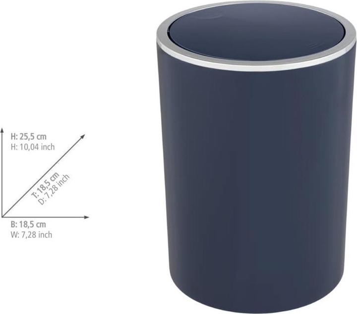 Actual product image Wenko Inca cosmetics bin 5.0 l blue (5 l)