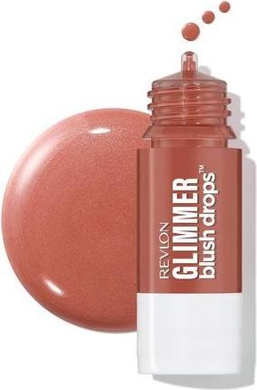 Actual product image Revlon Glimmer Blush Drops Coralicious (Coralicious)