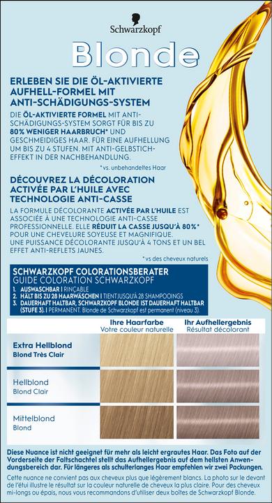 Produktbild Schwarzkopf Blonde Aufhellende Farbe (Platinblond)