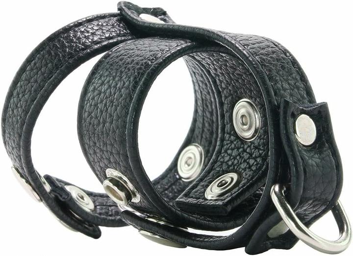 Blue Line C&B GEAR Cock Ring With 1' Ball Stretcher And Weightring (1 cm)