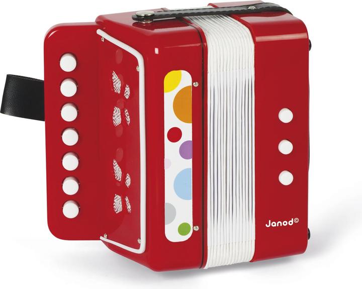 Produktbild Janod Confetti Akkordeon (Deutsch, Spanisch, Französisch, Niederländisch, Italienisch, Englisch)