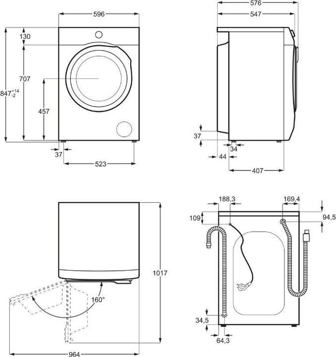 Produktbild AEG LAVAMAT LR6F60488 (8 kg, Links)