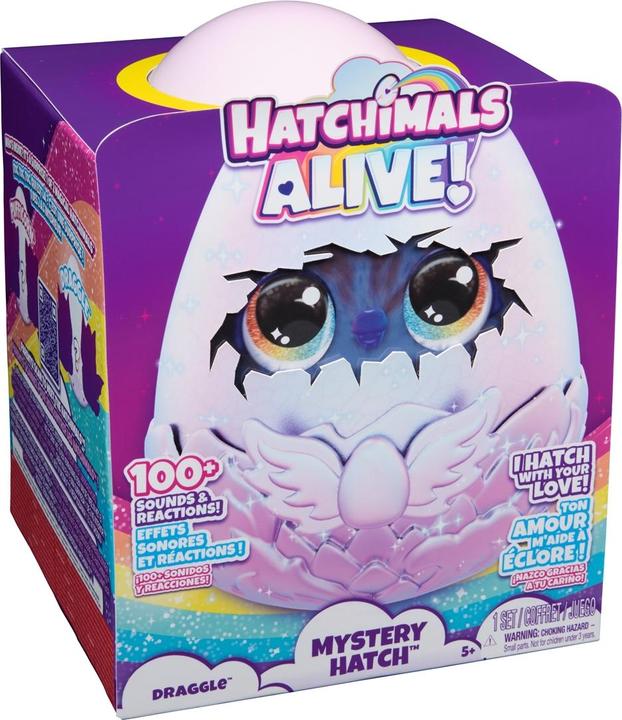 Actual product image Hatchimals EGG Big Egg Secret Hatch Draggle
