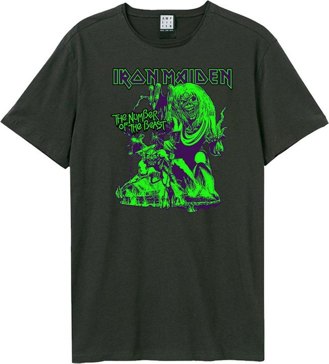 Immagine prodotto Amplified The Number Of The Beast Maglietta Iron Maiden Adulto Unisex (XS)