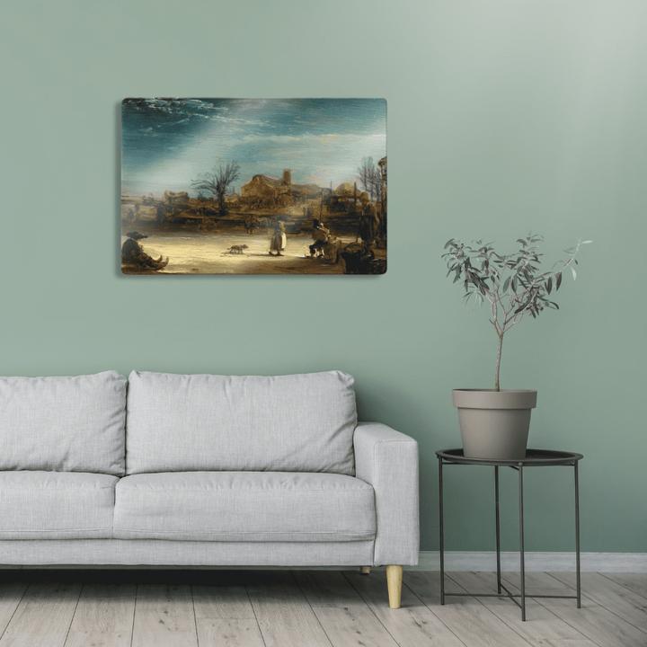 Produktbild Trenddeko Rembrandt - Winterlandschaft (60 x 40 cm)