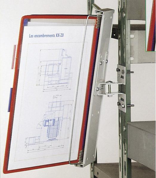 Actual product image kaiserkraft Clear board document holder for shelf
