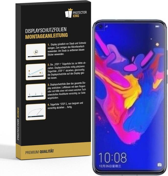 Produktbild Protectorking 3x Panzerfolie Anti-Shock matt entspiegelt (3 Stück, Huawei Nova 4)
