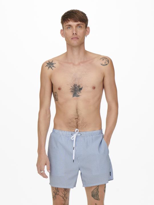 Actual product image Only & Sons Onsted Stripe Seersucker Swim Noos (XS)