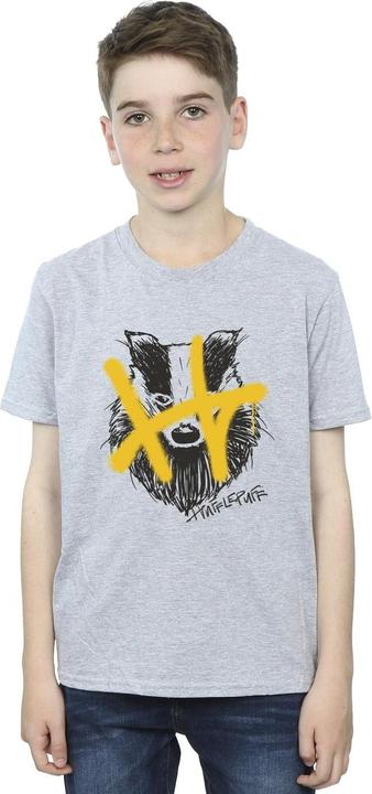Immagine prodotto Hufflepuff Pop Spray Maglietta Ragazzi (140, 146)